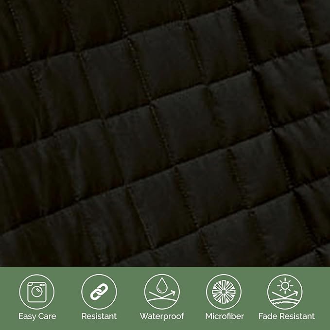Elegant Comfort Premium Pet Car Seat Cover for Front Seat, Luxury Microfiber Car Seat Protector, Heavy Duty and Durable, Non-Slip and Waterproof Car Seat Cover for Trucks, Cars, and SUVs, Black