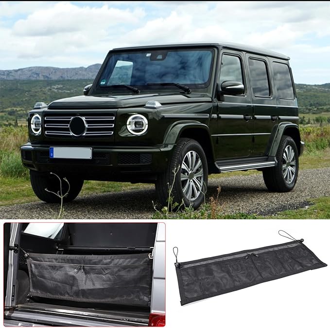TOYCIDFG Car Trunk Organizer Wall Hanging Storage Bag Compatible with Mercedes Benz G Class G350 G500 G55 G63 2004-2018