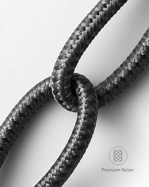 Anker USB A to Lightning Cable(6FT, 1Pack), MFi Certified Nylon USB to Lightning Cord for iPhone 14/13/12/11 Pro/11/XS MAX/XR/8/7/6s Plus Cable(Black)