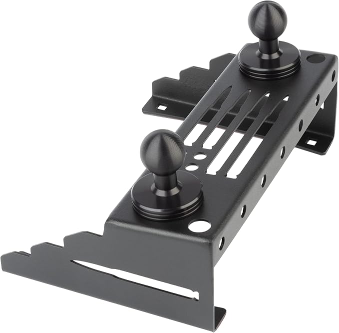 Bulletpoint Metal Dash Mount Phone Holder Compatible with 2015-2020 Ford F150 & 2017-2022 F250/F350 Super Duty - Dual 20mm Ball Dash F150 Phone Mount (Spring-Loaded)