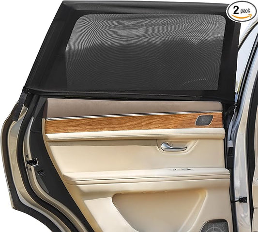 Car Rear Side Window Shades for Pickup Truck, Window Covers Screens, Reduce Sun Rays,Sun Glare,Privacy Protecstion