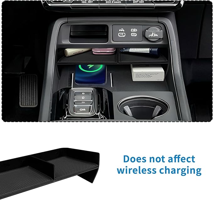 Zxiaochun Center Console Organizer Compatible with 2023 2024 2025 2026 Honda Pilot/ 2026 Honda Passport Accessories, Insert Tray Gear Shift Secondary Storage Box ABS Material