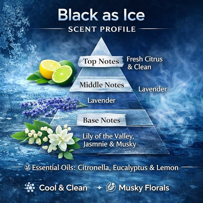 4 Pack Air fresheners | Long lasting car air fresheners, Hand-made in USA | Small room diffuser | Small Business Woman Owned. (10 ml Black Ice (Type) set of 4)