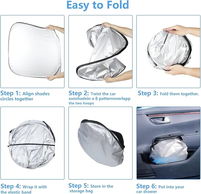 Windshield Sun Shade for Hyun-dai Palisade 2026 2025 2024 2023 2022 2021 2020 Accessories Window Sunshade Fit Hyun-dai Palisade Front Window Shade Sun Visor Blocks UV Keep Car Cooler