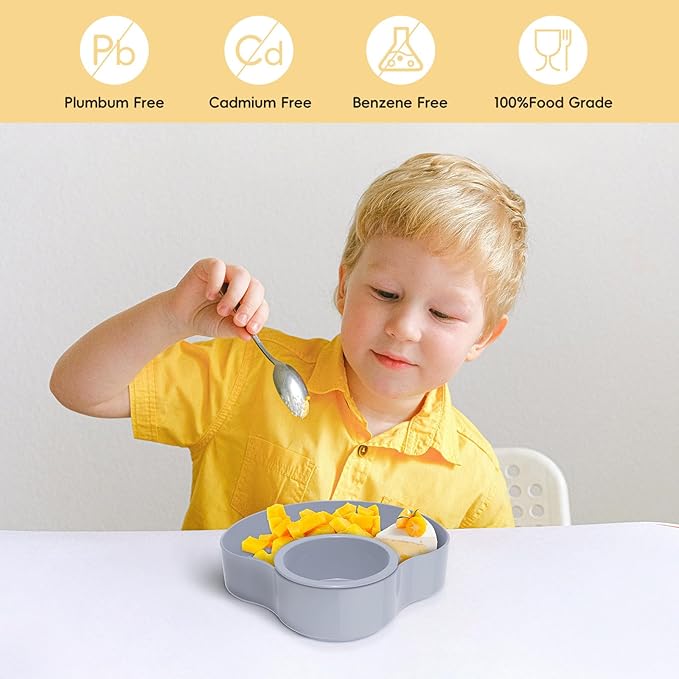Car Seat Snack Tray for Kids: Kids Car Travel Tray with Cup Holder, Toddlers Road Trip Essential, Snacks Food Plate for Stroller, SnackTray with a Cup Holder (1, Gray)