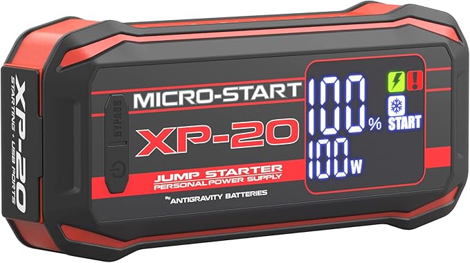 Antigravity Batteries 2000A Jump Starter – 12V Lithium Battery Booster Pack, Portable Jump Box, for up to 10.0L Gas & 8.0L Diesel Engines