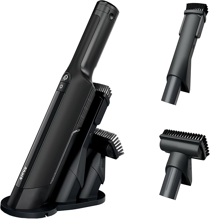 Shark WV410CO WANDVAC Cordless Handheld Vacuum Cleaner, Portable and Lightweight, Powerful Suction for Pet Hair, Car, Home, Black (Renewed)