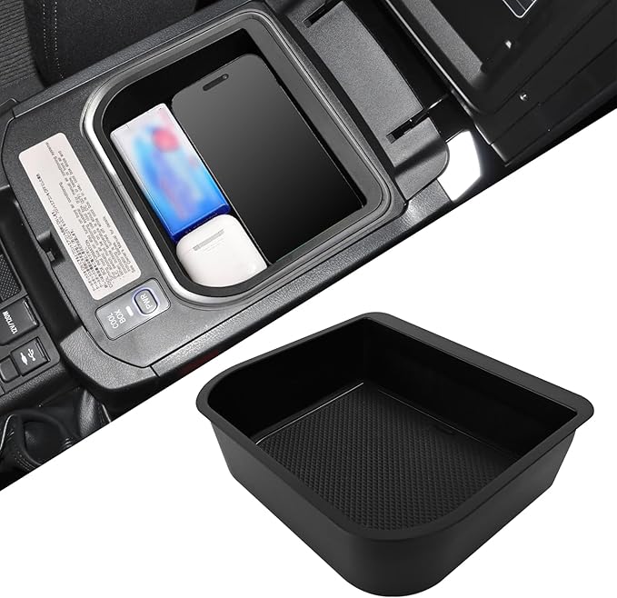 Center Console Cool Box Organizer, Auto Insert Tray Accessories, ABS Armrest Storage Box Tray, Car Accessories Armrest Organizer Trays Fit for Toyota Land Cruiser Prado 250/ Lexus GX 550