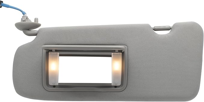 NHILES Driver Left Side Sun Visor Compatible with Honda CRV 2017 2018 2019 2020 2021 2022 Sunshade Number 83280TLAA12ZB Color: Gray
