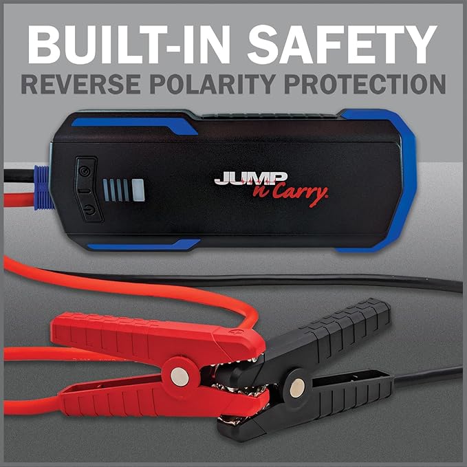 Clore Automotive JNC345 Jump-N-Carry 3000A 12 Volt Lithium Jump Starter for up to 10.0-Liter Gasoline and 10.0-Liter Diesel Engines