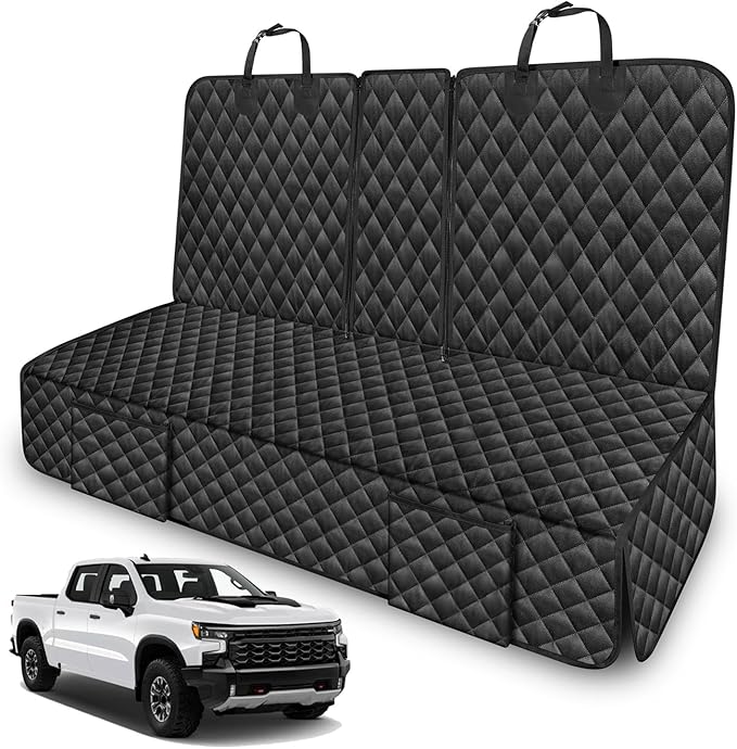 Dog Car Seat Cover for Back Seat Compatible with Jeep Gladiator Compass Wrangler Cherokee Renegade Accessories, Waterproof Non-Slip Pet Bench Backseat Covers 2026 New