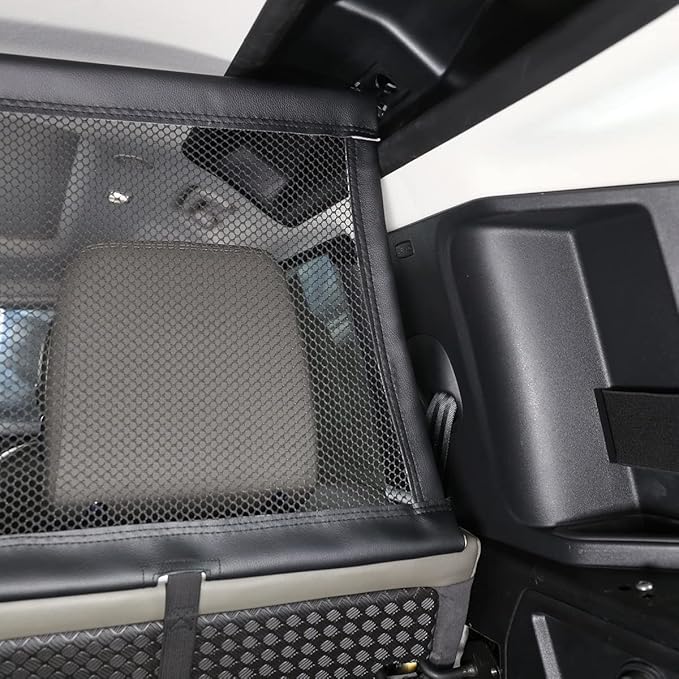 Dog Car Barrier for Land Rover Defender 110 2020-2022 Adjustable Large Pet SUV Barriers Safety Net,Car Divider for Dogs