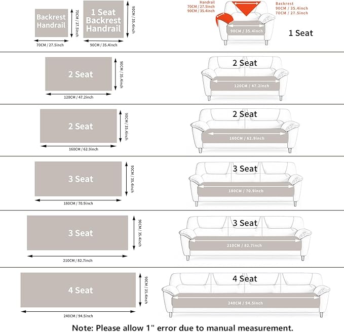 Plush Warm Sofa Covers Washable, Funny Fuzzy Couch Cover for Dogs Washable, Non-Slip Couch Covers for Loveseat, Soft Sofa Slipcover for Pet & Kid(1PC, Beige White, 36"×71", 2-3 Seater)