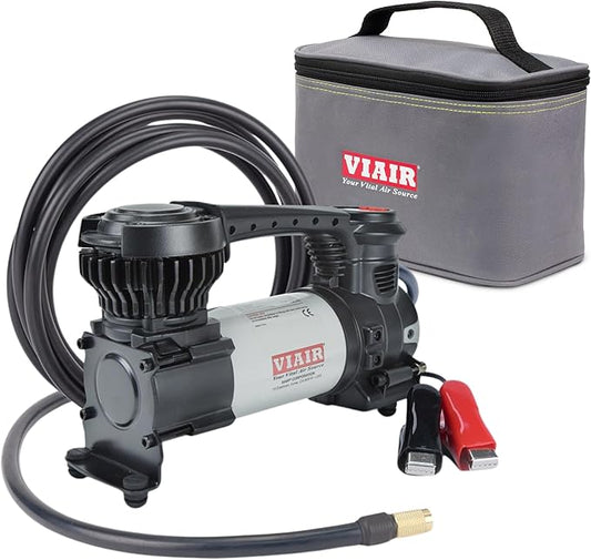 VIAIR Digital EVC88P - Portable Air Compressor Tire Inflator for Car, Truck, SUV & RV | Preset Automatic Shut Off Feature | 12V Heavy Duty On/Off Road Tire Pump Air Compressor 120 PSI