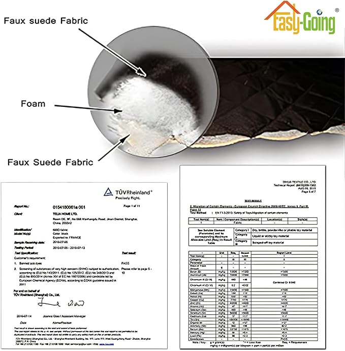 Easy-Going Recliner Chair Slipcover Reversible Sofa Cover Water Resistant Couch Cover Furniture Protector with Elastic Straps for Pets Dog (Recliner 22 inch, Chocolate/Ivory)