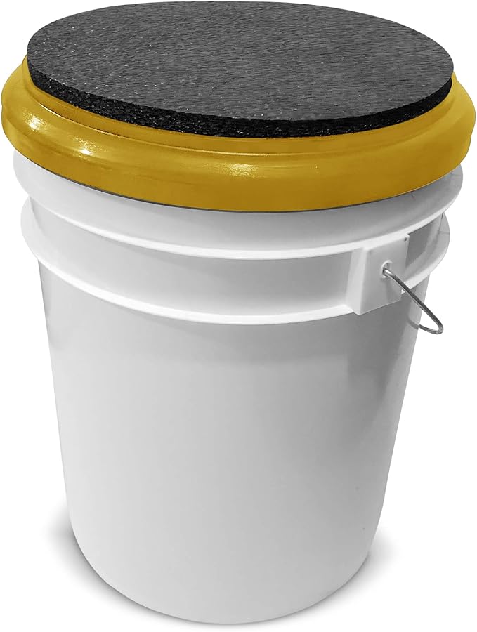 Padded Bucket Lid Seat by Bucket Lidz