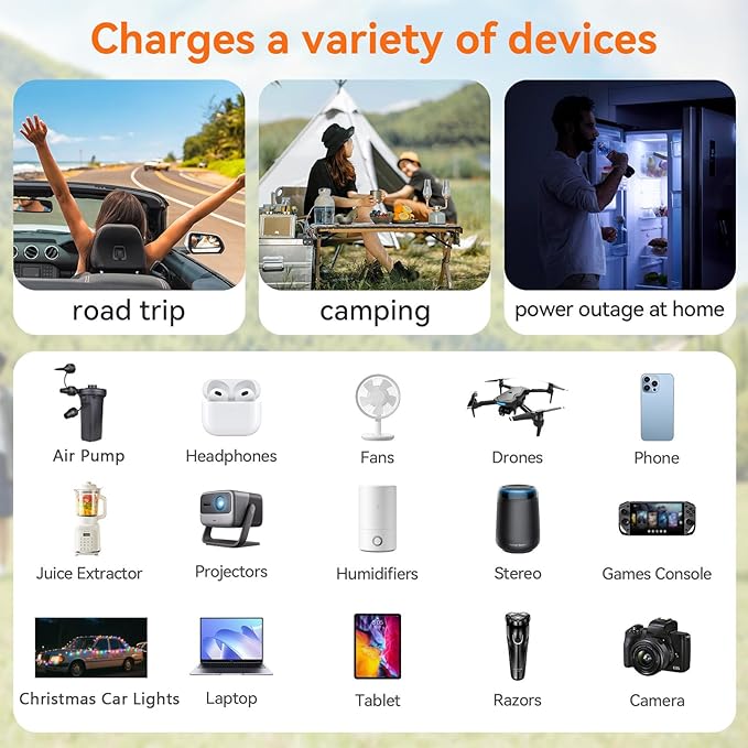ALLWEI 300W Car Power Inverter, DC 12V to 110V AC Converter Car Plug Adapter Outlet with 65W PD USB-C & 18W USB-A Fast Charge, Car Cigarette Lighter Charger for Phone, Laptop, Tablet - Blue