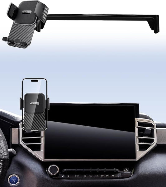 SKYLOTEC Car Phone Holder for Toyota Tundra 2022-2026/Sequoia 2023-2026 Accessories 14-inch Screen Fixed Clip, Automobile Cradles Phone Mount, Cell Phone Base Not Block Air Vent