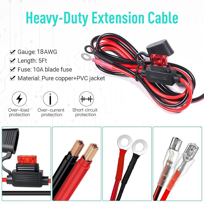 3 Port 12V USB Outlet Aluminum Car Charger, 78W Dual PD30W/QC3.0 Multiple USB Port with Voltmeter and Switch, USB C Cigarette Lighter Replacement 12 Volt Socket Waterproof for Marine Boat Truck RV