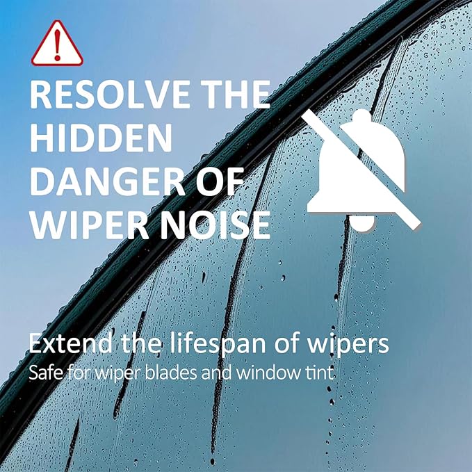 Glass Cleaner Spray - Helps Prevent Repels Rain for Exterior Car Windows