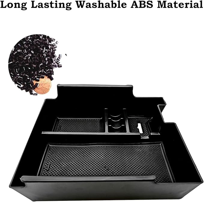 Center Console Organizer Interior Storage Box fit for Ford Explorer 2019 2018 2017 2016 2015 2014 2013 2012 Accessories Armrest Secondary Storage Tray