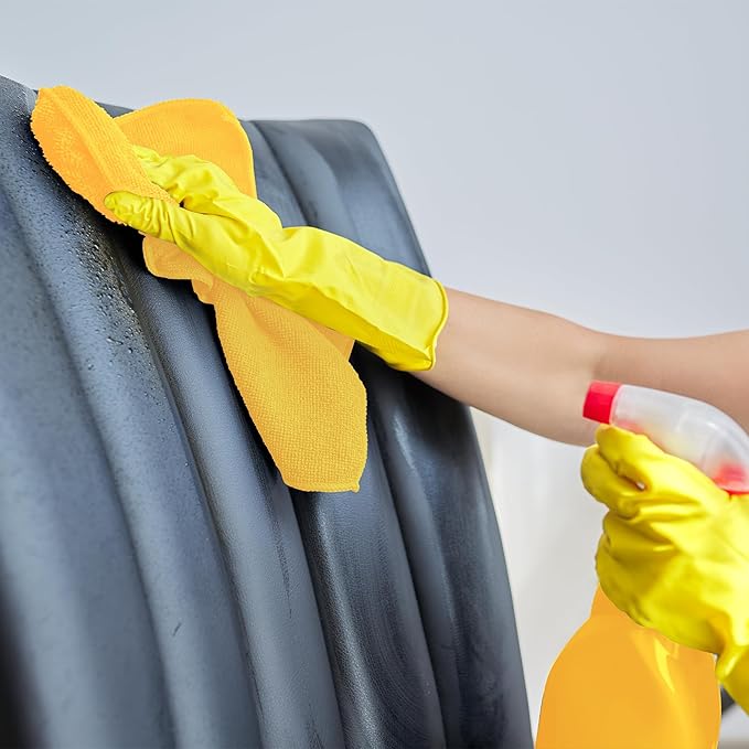 Yellow Microfiber Towels (Value Pack of 36) Size 16" x 16" Large, Highly Absorbent Cleaning Rags, Lint Free Towels, Reusable and Washable, Microfiber Towel for Cars