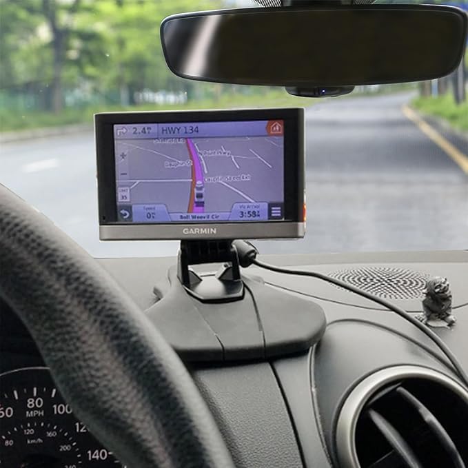 Portable Instrument Panel Friction Mount, Compatible with Garmin Nuvi DriveSmart, 17mm Ball Joint, Compatible with Garmin Drivetrack 71 Dog GPS Navigator