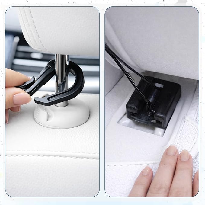Dog Car Barrier, 3-Layer 4-Side Mesh Pet Divider Dog Barrier for Car, Dog Barrier for SUV Universal Fit Stretchable Easy Install Car Organizer