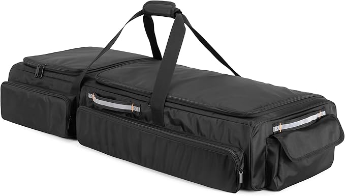 samdew Under Seat Storage Bag Fit for SuperCrew Cab & Crew Cab, Back Seat Double-Compartment Organizer for Truck, Practical Underseat Tool Box with Inner Dividers & Multiple Pockets (Patented Design)
