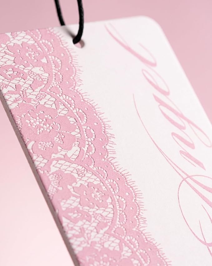 Car Air Freshener Cute Pink Lace Bow Coquette Girly 5pcs Automotive Accessories Car Interior Hanging Scents Mirror Decor for Women Teen Girls