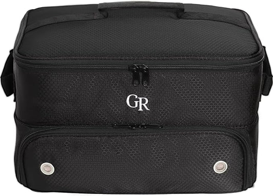 Fathers Day Dad Gifts for Men，Odor-Absorbing 2-Layer Large Golf Trunk Organizer with Activated Carbon Fabric - Water-Resistant Golf Shoe Bag for Shoes Balls Tees Clothes Gloves Golf Accessories