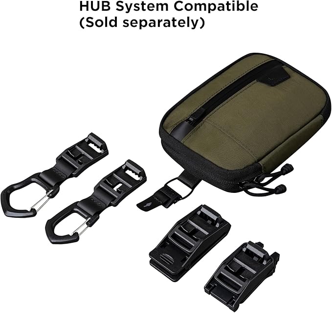ALPAKA Admin Pouch Pro - Small Tool Pouch with Smooth Zipper, Weatherproof Storage for Electronics, Cables, EDC Organizer, Travel Accessories