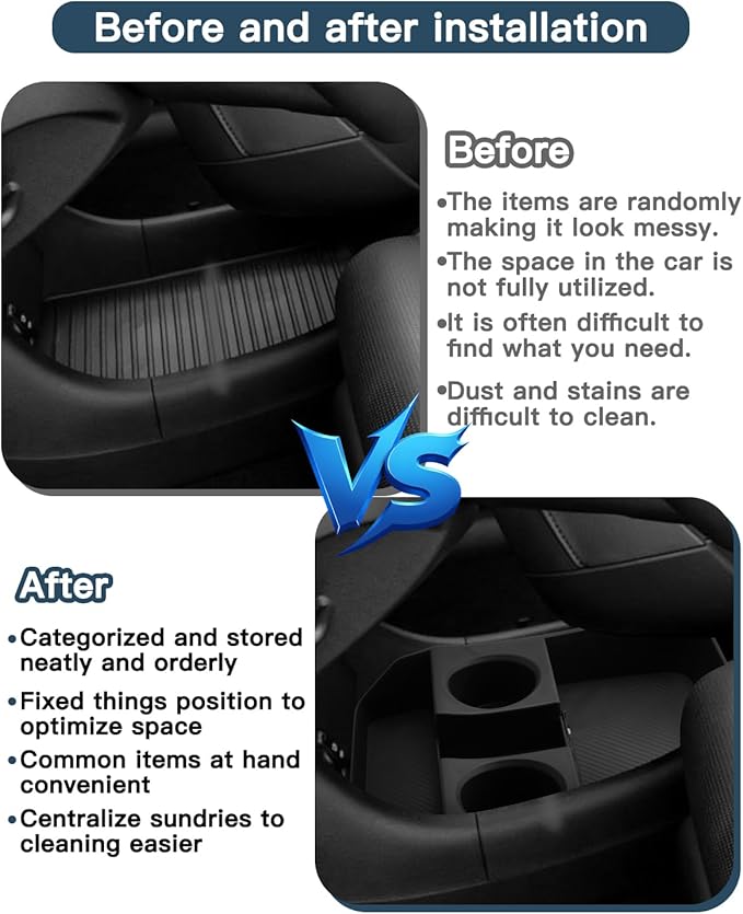 Ruiya 2026 Palisade Lower Console Organizer for 2026 Hyundai Palisade Accessories ABS Material Under Console Organizer Compatible with 2026 Hyundai Palisade Calligraphy/Limited/XRT Pro/SEL