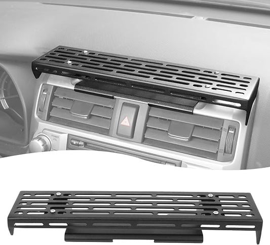 Hoolcar for 4runner Center Console Extension Holder Mount Metal Heavy-Duty Dashboard Mounting Bracket Fits for 2010-2025 Toyota 4runner Interior Accessories, Black, 2PCs