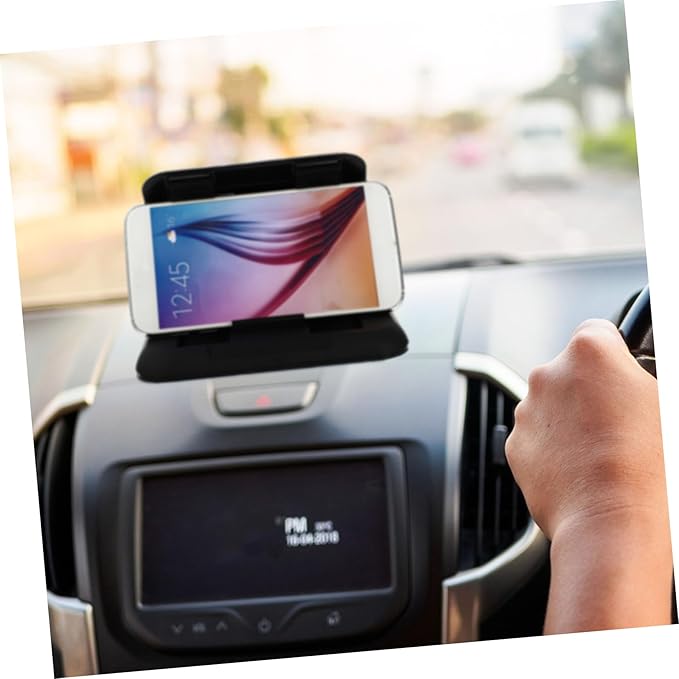 NUOBESTY Silicone Car Phone Bracket Dashboard Mount for GPS Navigation Washable Design for Secure Phone Support for Safe Driving