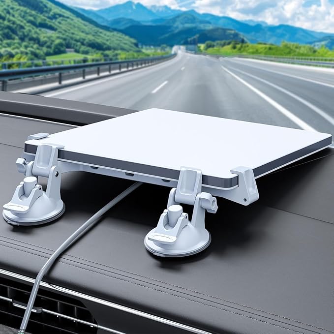 ANMONE Car Mount for Starlink Mini, Suction Cup Dash Mount for Starlink Mini, Dashboard & Windshield Ensures Stable Satellite Signal,for Starlink Car Holder Bracket for Most Vehicles