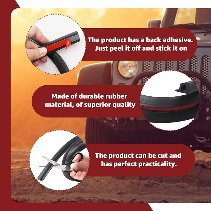 6.56FT Car Cable Wire Hider,Car Windshield Wire Hider,Light bar Wire Hider,with Adhesive Backing (1 PCS)