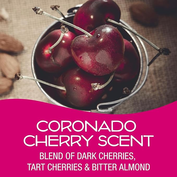 California Scents Power Bloc Car Air Freshener,Coronado Cherry Scent,(Pack of 12)
