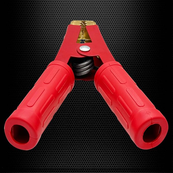 Ampper Replacement Jumper Cable Clamps, 1000A Heavy Duty Car Battery Clamp Ends for Jumper Cables, Jump Starter, Charging and Testing (1 Pair)
