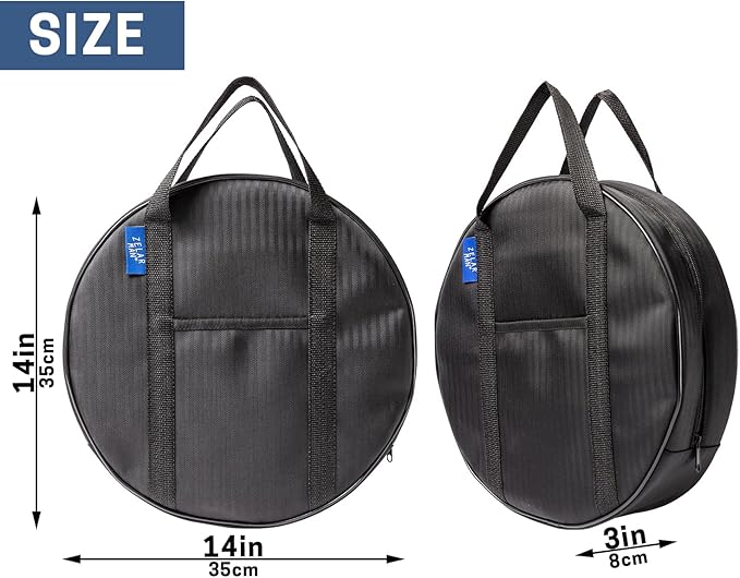 14 Inch Jumper Cable Bag,Tools Cable Bag, Cable Storage Organizer With Exterior Pocket For EV Charging Cables for Electric Vehicles,Extension Cables