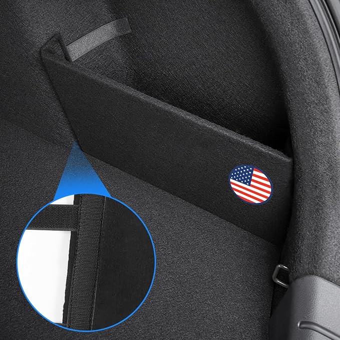 2PCS Rear Trunk Organizer Side Divider Board Compatible with Honda Civic 10th Gen 2016 2017 2018 2019 2020 2021 Accessories - ONLY for Sedan