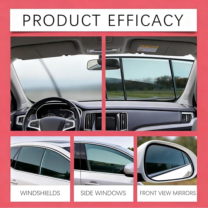 2025 New Car Windshield Cleaner Tool - Automotive Oil Film Remover Brush for Windows & Glass, Anti-Fog Rain Repellent Cleaner - Interior & Exterior Windshield Glass Cleaning Board