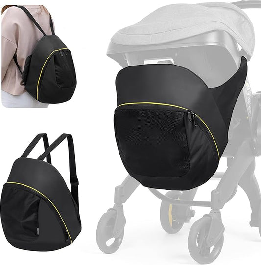Storage Bag for Doona Infant Car Seat Stroller, Large Capacity Diaper Bag, Wearable Backpack, Stroller Organizer, Easy Access Zipper, Water-Repellent Lightweight Baby Travel Essentials Organizer