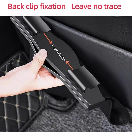 Car Leather Trash Bag Smart LED Waterproof Organizer Storage Garbage Can (Black)