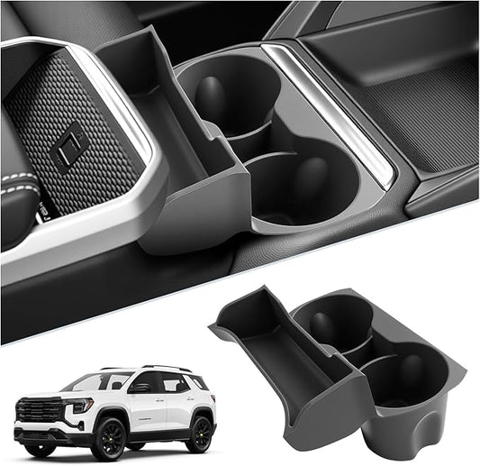 SKTU for 2025 2026 GMC Terrain Center Console Organizer for 2025 2026 GMC Terrain (Elevation/AT4/Denali) Cup Holder & Console Organizer GMC Terrain 2025 2026 Accessories Durable Cup Holder Organizer