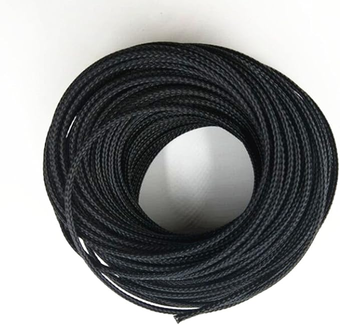 PET Black Cable Sleeve 1/8 inch X 100ft
