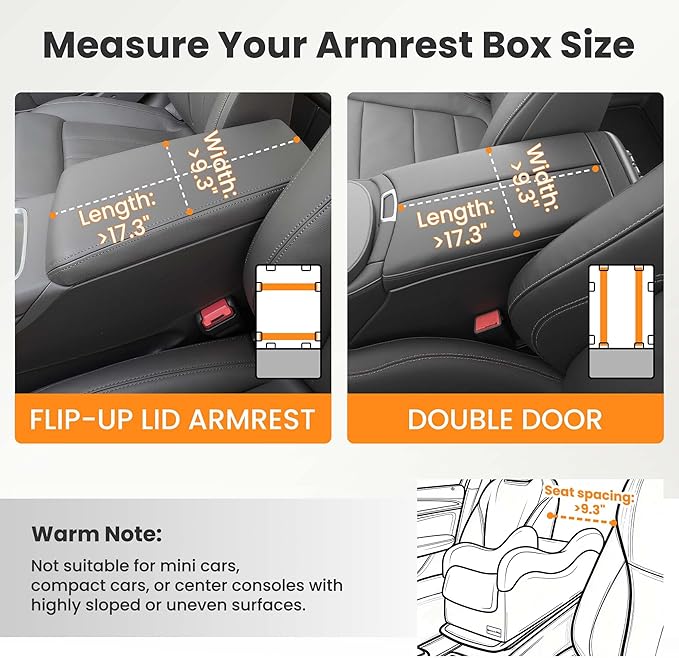 Portable Small Dog Seat for Car, Luxury Center Console Dog Car Seat Booster with Safety Tethers, Anti-Collapse Pet Travel Carseat for SUV, Truck (Black/White)