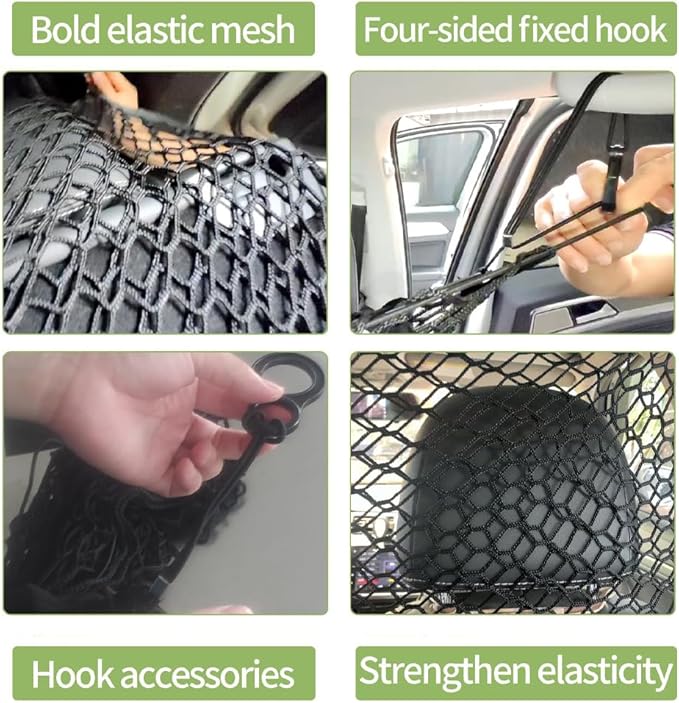 Car Pet Barrier Safety Net,Dog Car Barrier for Ford Explorer 2020-2023 2024 2025,Dog Guard for car Boot,Net Pet Car Divider Back Seat Barrier Net