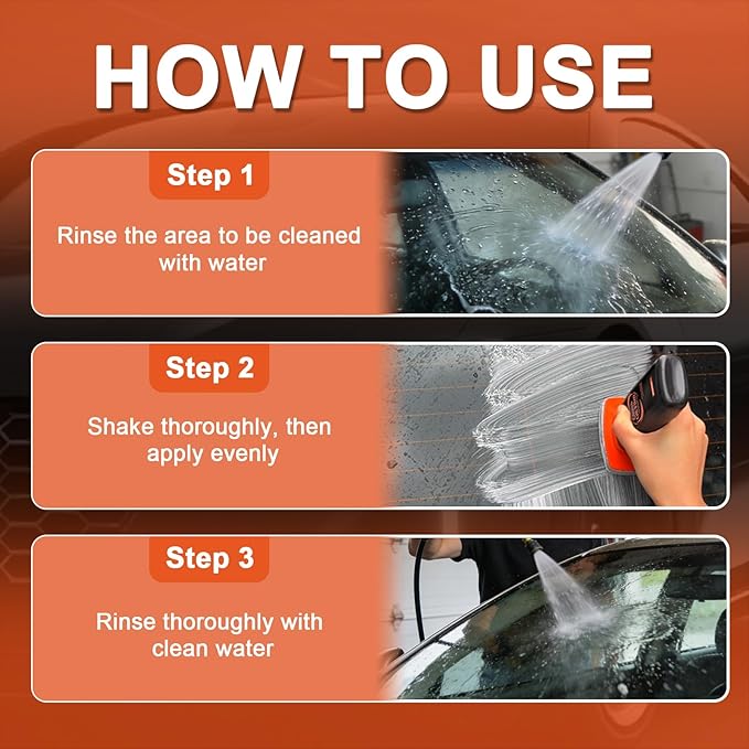 Automotive Oil Film Cleaning Brush for Car Windshield, Glass Emulsion Cleaner, 100g Roll-On Glass Oil Film Remover with Reusable Cleaning Board, Anti-Fog & Water-Resistant Coating for Safe Driving