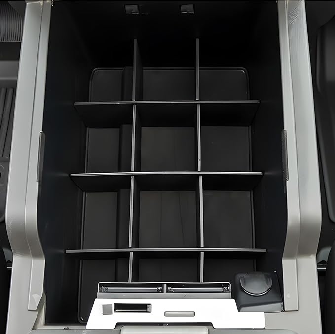 Vehicle OCD - Center Console Organizer for Ford F250 / F350 SuperDuty (2011-2016) (Full Console w/Bucket Seats ONLY) - Made in USA - SLX120